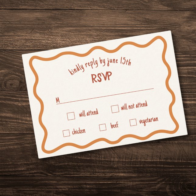 Whimsical Vågigt Gräns Handskriftlig för 70-tal OS OSA Kort (Skapare uppladdad)