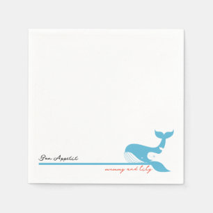 Whimsical val och babyval pappersservett
