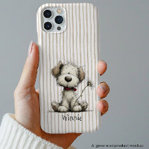 Whimsical Valp | Guld Hund Älskare Gåva