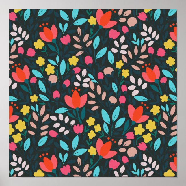 Whimsical Vår Garden Party Poster (Framsidan)