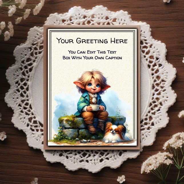 Whimsical vardaglig sentimental saga konstbok   vykort (Skapare uppladdad)