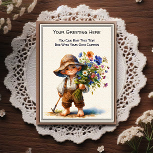 Whimsical vardaglig sentimental saga konstbok   vykort