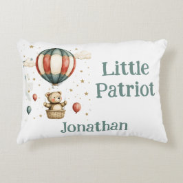 Whimsical Vattenfärg Björn Prydnadskudde