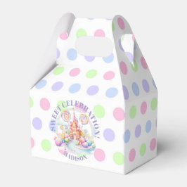 Whimsical Vattenfärg Pastell Candyland Födelsedag Presentaskar