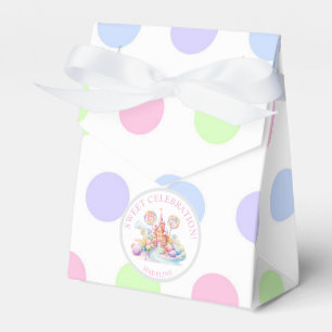 Whimsical Vattenfärg Pastell Candyland Födelsedag Presentaskar
