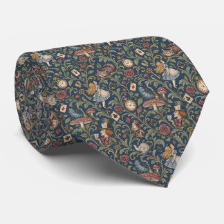 Whimsical Victorian Sagobok Botanisk Tekvart Slips