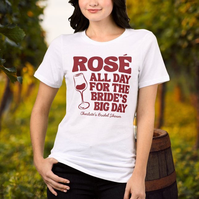 Whimsical Vino före löften Burgundy Bröllopsfest T Shirt (Skapare uppladdad)