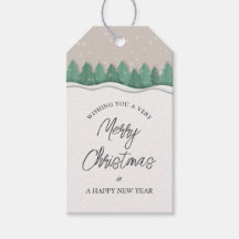 Whimsical Vinter Snö Holiday God Jul