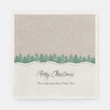 Whimsical Vinter Snö Holiday Julfest