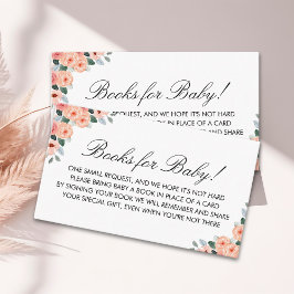Whimsical Watercolor Bloom Garden Baby shower Tilläggskort
