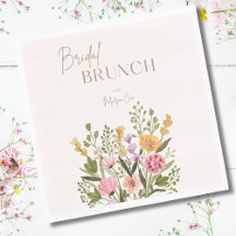 Whimsical Watercolor Bouquet Möhippa Brunch