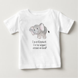 Whimsical Watercolor Elephant T Shirt