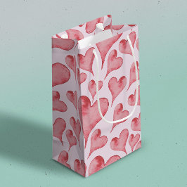 Whimsical Watercolor Hearts Valentine Day