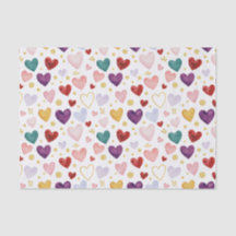 Whimsical Watercolor Hjärtan: Guldglitter