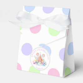 Whimsical Watercolor Pastel Candyland Birthday Presentaskar