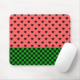 Whimsical Watermelon Färg mönstrad Musmatta