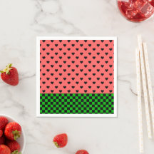 Whimsical Watermelon Färg mönstrad