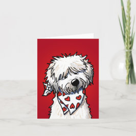 Whimsical Wheaten Terrier Tack Kort