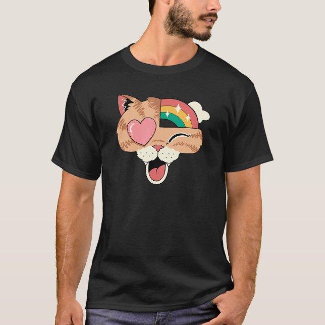 Whimsical Whiskers II T Shirt (Framsida)