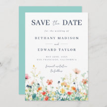 Whimsical Wildblomma Bröllop