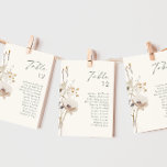 Whimsical Wildblomma | Diagram över Elfenbenskuste<br><div class="desc">Den här vimska Wildblomman | Diagram över Elfenbenskustens bordsnummer är perfekt för din enkla, elegant boho bröllop. De minimalistiska vildblommorna i vattenfärgen kommer att bidra till att förverkliga din vision! Utformningen av söt vita blommor och blommor från guld, med beröring av lila och gult, kommer säkert att fullborda er minimala...</div>