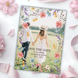 Whimsical WildblomPhoto Garden Wedding Spara Datumet