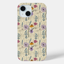 Whimsical Wildflower Seamless Pattern