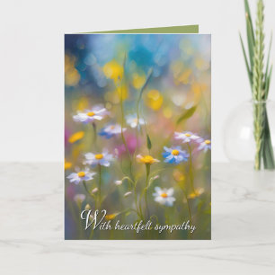 Whimsical Wildflowers Sympati Kort