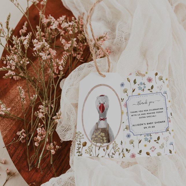 Whimsical Wildlings | Vintage Djur Tack Presentetikett (Skapare uppladdad)