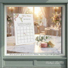 Whimsical Wings | Kolibri BINGO-kort