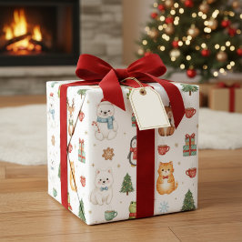 Whimsical Winter Critters julpapper