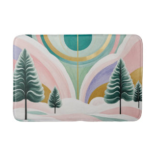 Whimsical Winter Dreamscape Badrumsmatta