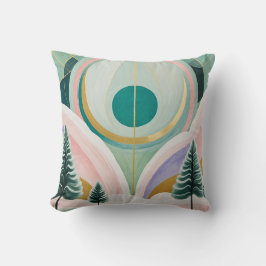 Whimsical Winter Dreamscape Kudde