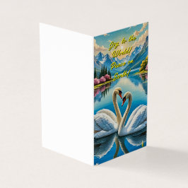 Whimsical Winter Kärlek Kort