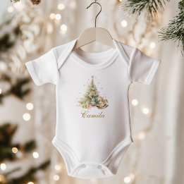 Whimsical winter Onederland Christmas tree T Shirt