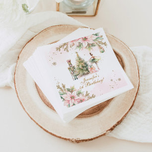 Whimsical Winter Onederland Nutcracker Pappersservett