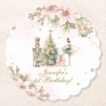 Whimsical Winter Onederland Nutcracker Underlägg Papper<br><div class="desc">Whimsical Winter Onederland,  Nutcracker Papper,  Underlägg Matchningsobjekt tillgängliga.</div>