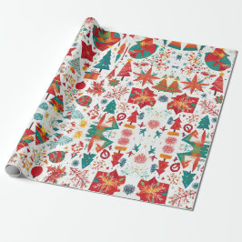 Whimsical Winter undrar om Papper inslagning Presentpapper
