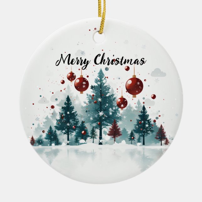 ❄️ Whimsical Winter Wonderland Ornament 🎄 (Framsidan)