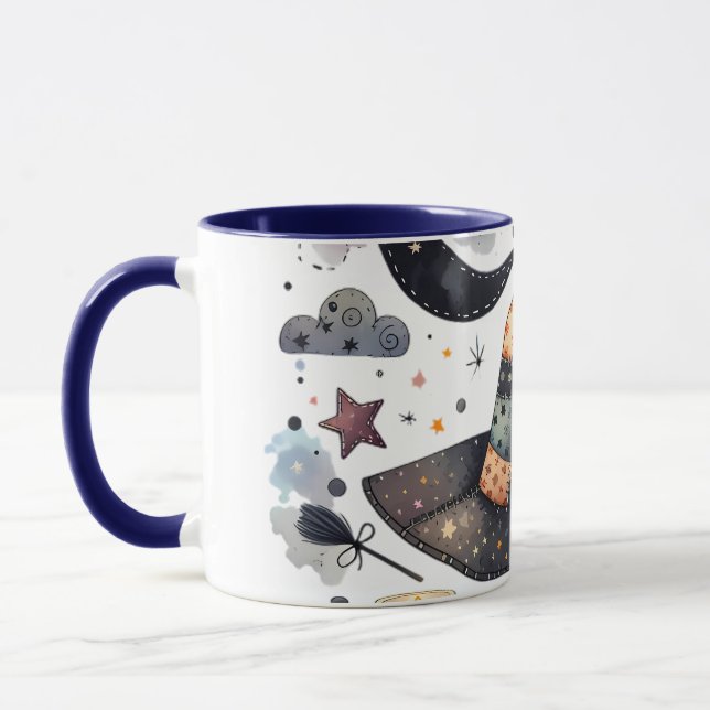 Whimsical Witch Hat and Celestial Magic Mugg (Vänster)