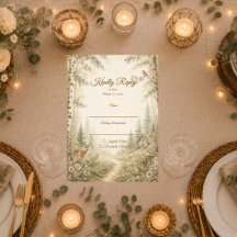 Whimsical Woodland Cottagecore Bröllop