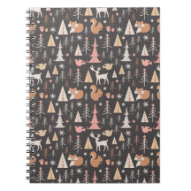 Whimsical Woodland Creatbook Notebook