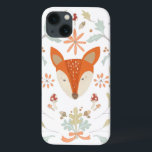 Whimsical Woodland Fox<br><div class="desc">Skogsräv med grönt löv. Konstnär: June Erica Vess. Bild-ID: 105549D.</div>