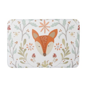 Whimsical Woodland Fox Badrumsmatta
