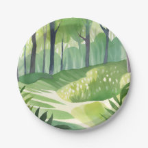 Whimsical Woods | Skogsvattenfärglandskap