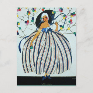 WHIMSICAL YOUNG GIRL/Beauty Mode Vykort