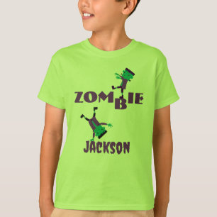 Whimsical Zombie Party Halloween fest T Shirt