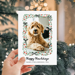 Whimsicala band Roliga Hurdag från hunden Julkort