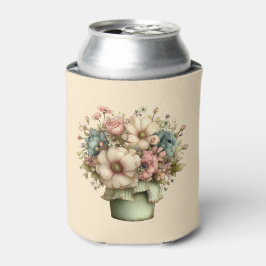 Whimsicala blommor i en kruka Söt