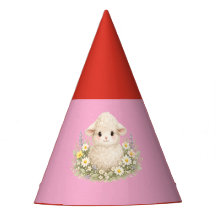 Whimsicala får och vilda blommor för en charmig